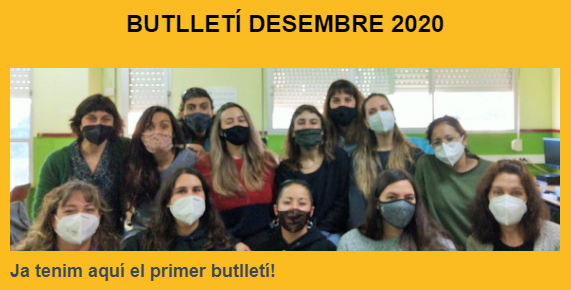 Portada del butlletí de desembre 2020