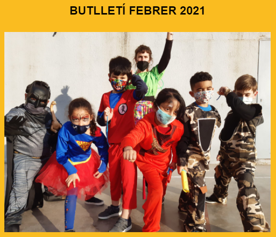 Portada del butlletí de febrer 2021