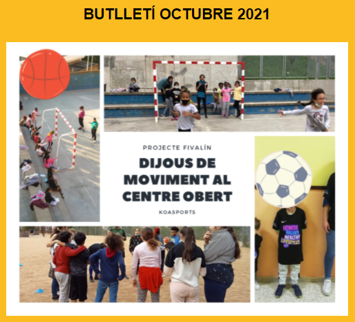 Portada del butlletí de octubre 2021
