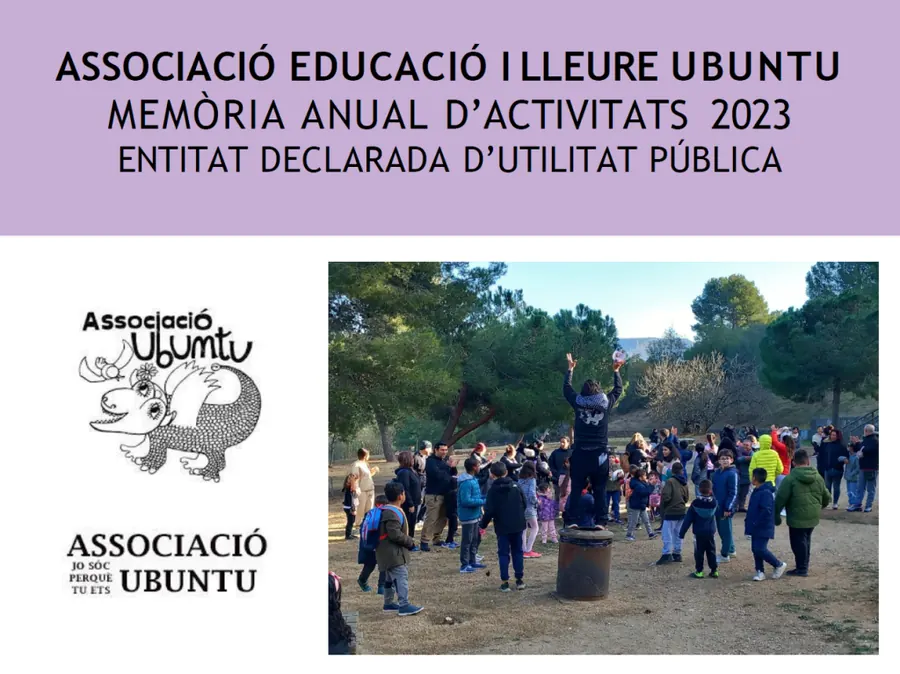 Portada de la memòria 2023