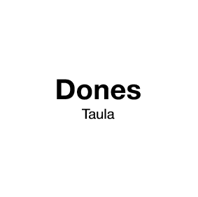 Logotip de Taula comunitària amb veu de dona